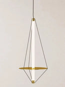 DecorBites™ Disc Pendant Light: Modern Minimalist LED Chandelier for Bedroom Decor