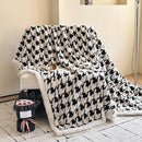 DecorBites™ Double-Layer Jacquard Lamb Wool Blanket - Cozy Sofa Throw for Winter Home Comfort