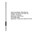 DecorBites™ Linear Tube LED Wall Lamp for Modern Interior Decor
