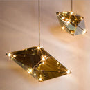 DecorBites™ Diamond Glass LED Pendant Lights for Bar Restaurant Home Chandelier