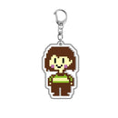 Game Undertale Pixel Keychain Cosplay Sans Flowey Papyrus Asriel Pendant Car Key Chain Bag Accessories Children Birthday Gifts