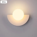 DecorBites™ Glass Ball LED Wall Lamp for Bedroom, Living Room, Study - Simple & Elegant