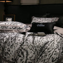 DecorBites™ 1000TC Egyptian Cotton Zebra Print Bedding Set with Duvet Cover, Sheet, Pillowcases