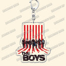 Hot The Boys TV Show Keychains Homelander Billy Butcher Starlight Key Chain Ring for Bag Hero Pendant Keyring Jewelry Fans Gifts