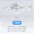 DecorBites™ LED Ceiling Chandelier with Dimmable Light for Home Decor