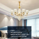 DecorBites™ Crystal Ceiling Chandelier: Modern European Style, High-class Luxury for Living Room, Dining Room