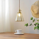 DecorBites™ Glass Copper Pendant Light Modern LED Hanging Light for Home Decor