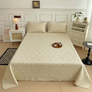 DecorBites™ Cotton Quilted Embroidered Bedspread Set