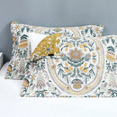 DecorBites™ Lace Trim Pillow Towel - Double Sided Yarn-Dyed Jacquard - 52*75 CM - Five-Layer Cotton Gauze