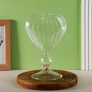 DecorBites™ Heart Shaped Glass Mug Set for Couples - Cocktail, Tea, Coffee, Beer Glassware Drinkware