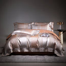 DecorBites™ Damask Jacquard Egyptian Cotton Luxury Bedding Set