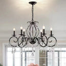 DecorBites™ Crystal Candle Chandelier for Bedroom and Living Room Lighting