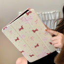 Dachshund Print iPad Protector