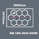 DecorBites™ Hexagon LED Ceiling Light: High-Performance, Best-Selling, Honeycomb Design