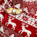 DecorBites™ Knitted Jacquard Christmas Tree Throw Blanket
