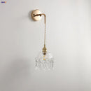 DecorBites™ Clear Glass LED Wall Lamp Modern Crystal Home Decor Bathroom Mirror Light