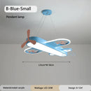 DecorBites™ Kids Airplane Pendant Lights Wood Metal Sconces Nursery School LED