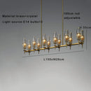 DecorBites™ Dimmable Crystal Glass Brass Wall Light for Bedroom and Bath