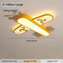 DecorBites™ Kids Airplane Pendant Lights Wood Metal Sconces Nursery School LED