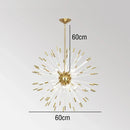 DecorBites™ Crystal Dandelion LED Chandelier for Luxury Indoor Decor