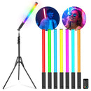 DecorBites™ LED Light Wand RGB Stick with Tripod Remote Control Handheld Lamp