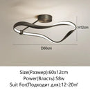 DecorBites™ LED Ceiling Light: Modern Minimalist Nordic Design for Bedroom, Living Room, Study, Kitchen & Restaurant
