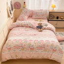 DecorBites™ Cozy Cartoon Printed Cotton Comforter Set for Adults
