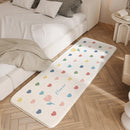 DecorBites™ Cozy Faux Lamb Wool Bedside Rug for Bedroom Decor Anti-Slip Soft Living Room Carpet