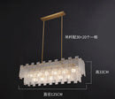 DecorBites™ Crystal Chandelier: Postmodern LED Pendant Light for Home Decor