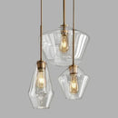 DecorBites™ Glass Chandelier: Amber Pendant Lights for Dining, Living Room, Bedroom, Hotel, Cafe