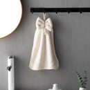 DecorBites™ Coral Velvet Soft Hand Towels Super Absorbent for Kitchen Bathroom Home Hair