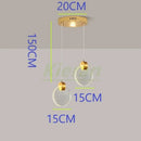 DecorBites™ Crystal LED Chandelier: Modern 5head Highlight for Bedroom, Bar, Study Room Decor