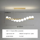 DecorBites™ Glass Ball G9 LED Chandelier for Dining Room, Kitchen, Office & Front Desk