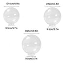 DecorBites™ Acrylic Round Globe Lamp Shade for Outdoor Post Pillar Lawn Lighting