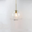 DecorBites™ Glass Ball LED Pendant Lights for Chic Home Decor and Lighting