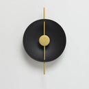 DecorBites™ Gold Circle LED Wall Light 10W, Postmodern Black Sconce for Foyer, Bedside, Hotel, Aisle