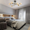 DecorBites™ Glass Ball LED Chandelier Ceiling Light for Living Room and Kitchen