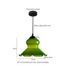 DecorBites™ Glass LED Pendant Flower Lampshade for Bedroom & Living Room Decor