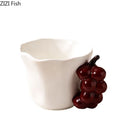 DecorBites™ Fun Fruits Ceramic Mug Lemon/grape Dining Coffee Afternoon Tea Cup