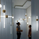 DecorBites™ Geometric Line Frame Chandelier Pendant Lights for Stairs and Table Decor