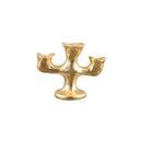 DecorBites™ Gold Resin Candle Holder Trio for Wedding Centerpieces & Home Decor