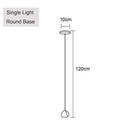 DecorBites™ Crystal Ball Chandelier: Long Adjustable Staircase Pendant Light perfect for Home & Restaurant