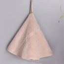 DecorBites™ Coral Velvet Hand Towel: Round Cute Style, Super Absorbent & Soft for Bath