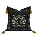 DecorBites™ Embossed Floral Cushion Cover European Style Champagne Throw Pillow Case