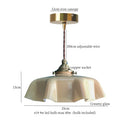 DecorBites™ Green Glass LED Pendant Light for Home Decor and Cafe Lighting