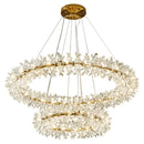 DecorBites™ Crystal LED Chandelier for Home Decor – Modern Hanging Lamp
