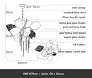 DecorBites™ Crystal Duplex Chandelier: Modern Artistic Living Room Lighting