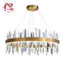 DecorBites™ K9 Luxury Pendant Chandelier: Elegant Indoor LED Lighting for Kitchen, Living Room & Bedroom.