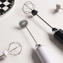 DecorBites™ Electric Milk Frother Mixer 3-Speeds Whisk Blender Foamer Egg Beater