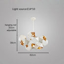 DecorBites™ Cube LED Pendant Light: Art Deco Hanging Lamp for All-Match Style